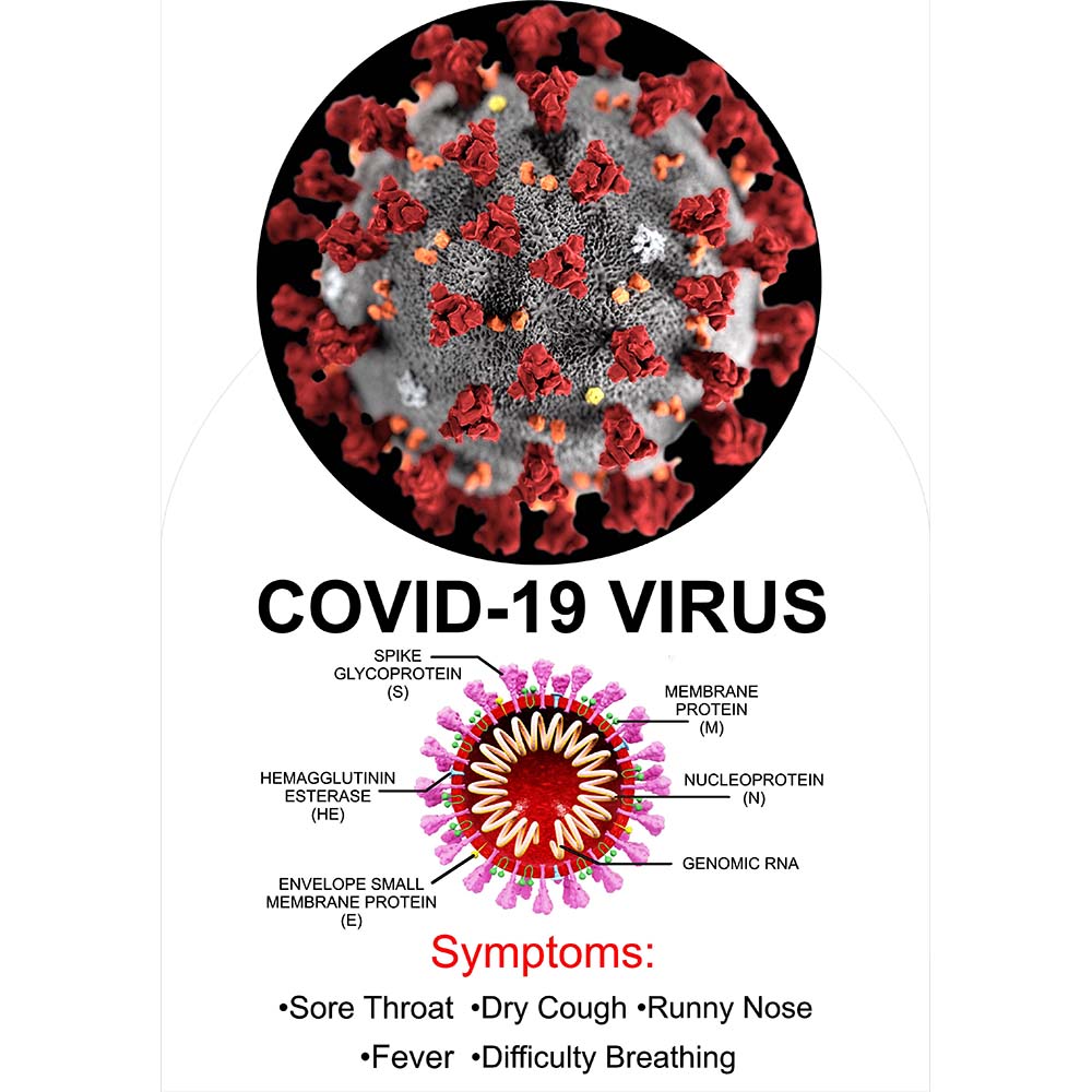 Local Business Spreading Awareness About The Corona Virus