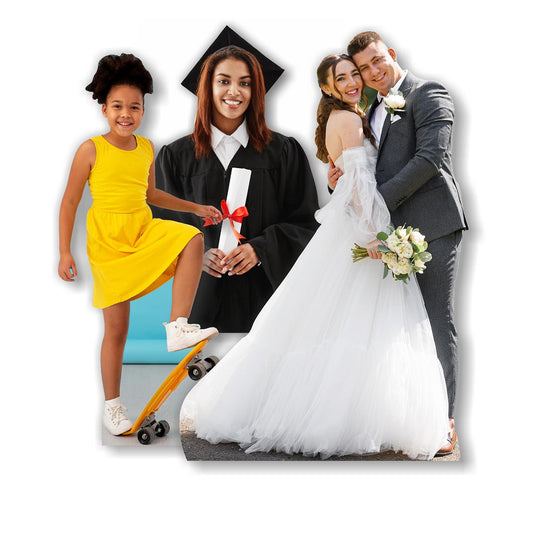 Life-Size Custom Cutouts for Graduation | Celebrate in Style