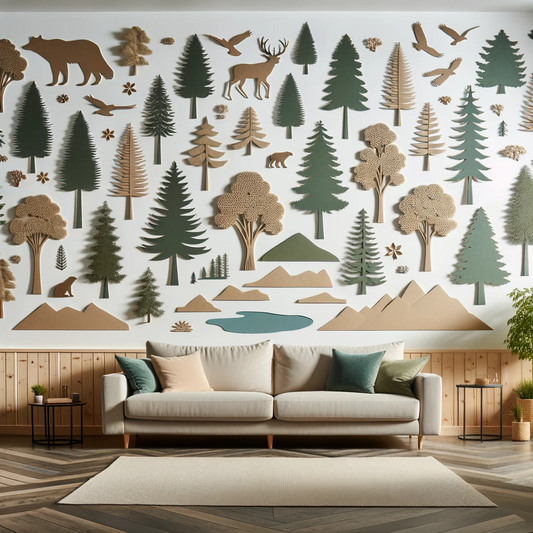 Beyond Faces: Abstract and Artistic Uses of Custom Cardboard Cutouts