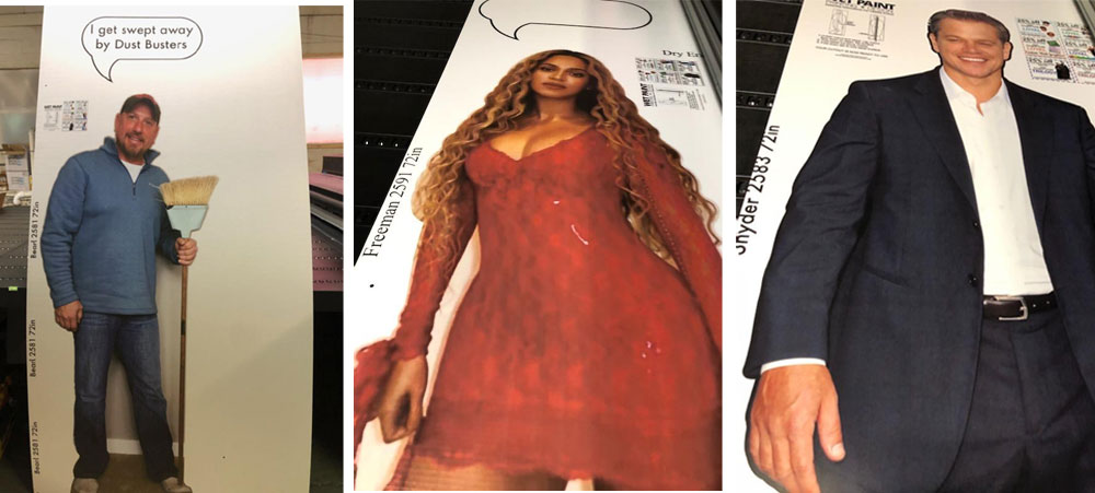 Life Size Custom Cutouts creates new custom cutout designs all the time!