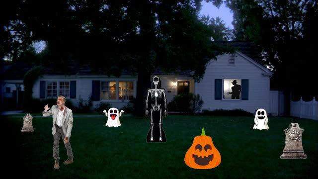 Life Size Custom cutouts make a great Halloween Decoration