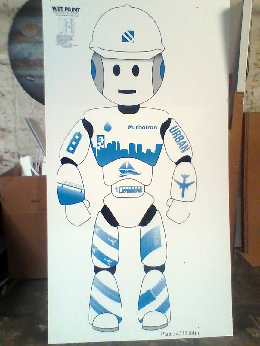Cardboard Logo Cutout