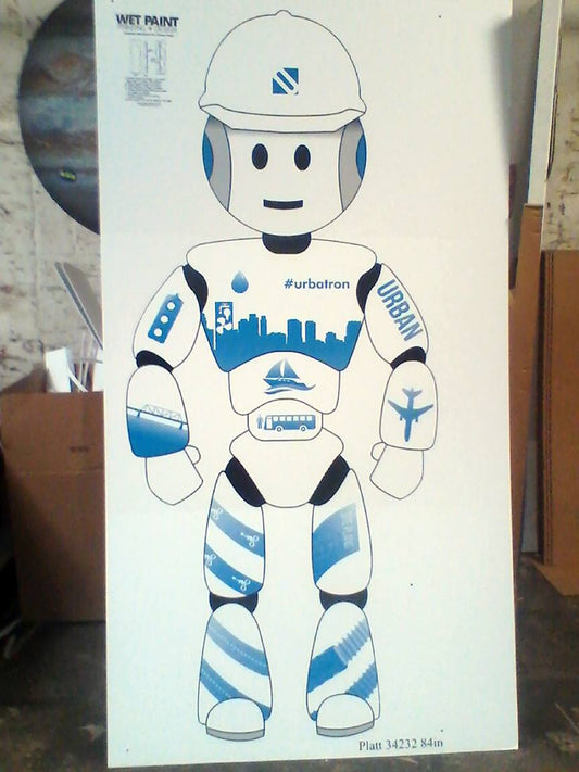 Cardboard Logo Cutout
