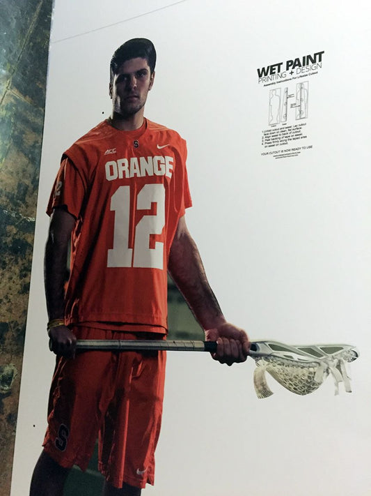 Athletes as wall decals or cutouts