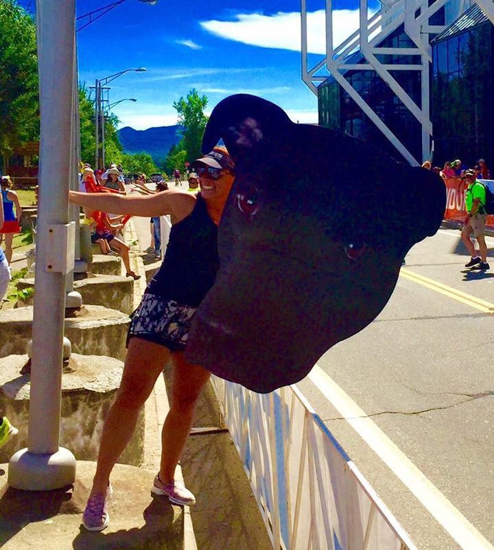Fan gear at Lake Placid Ironman