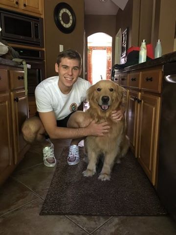 This Mom Gave Her College-Bound Son A Cardboard Cutout Of Their Dog
