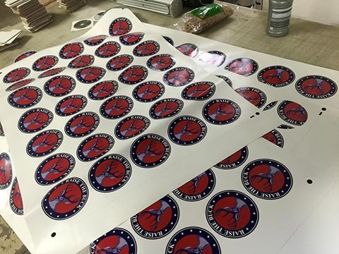 Bumper stickers are inexpensive!