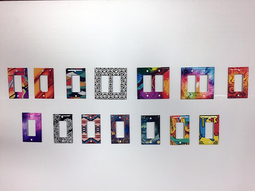 Wrapped light switches