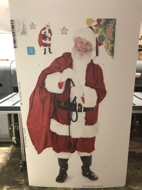 Santa Cutouts Now In Production