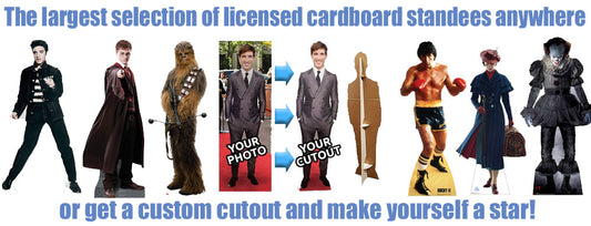 Movie theaters no longer have the best cardboard cutouts.