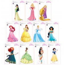 Princesses Cardboard Cutouts