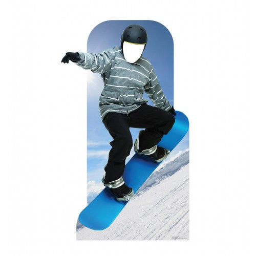 Snow Boarding Cardboard Cutouts
