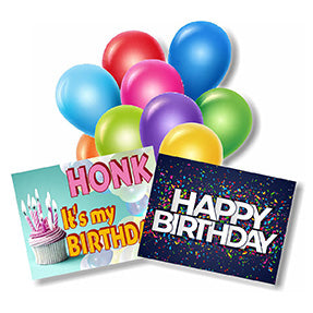 Birthday Party Outdoor Yard Signs Cardboard Cutouts