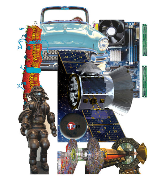 Science and Technology Cardboard Cutouts