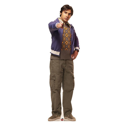 Raj Big bang Theory Cardboard Cutout