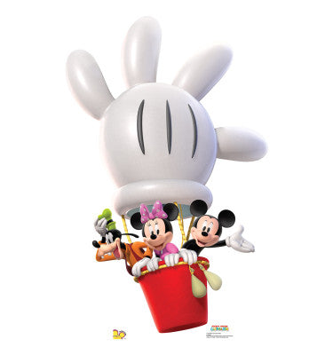 Mickey Balloon Ride Cardboard Cutout