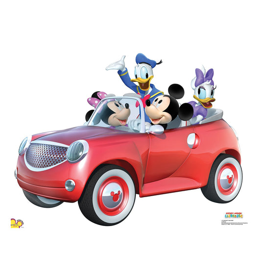 Mickey Car Ride Cardboard Cutout