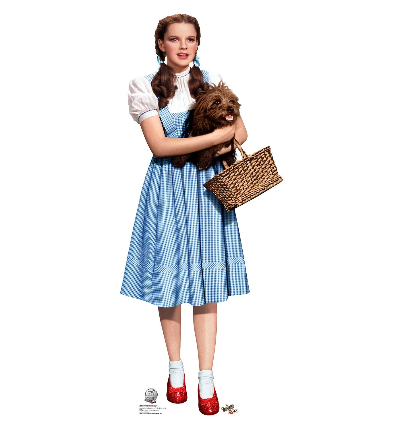 Dorothy Holding Toto Wizard of Oz 75th Anniversary Cardboard Cutout