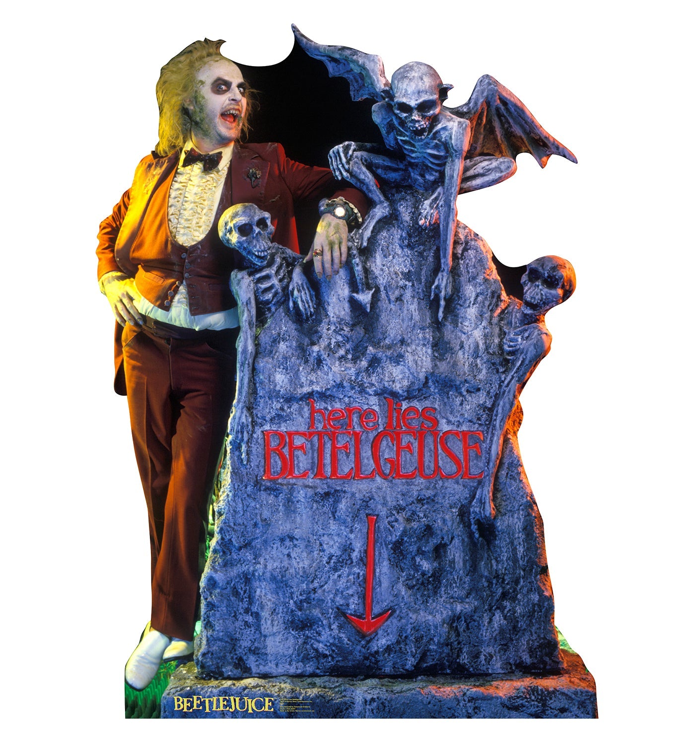 Here Lies Betelgeuse (Beetlejuice) Cardboard Cutout