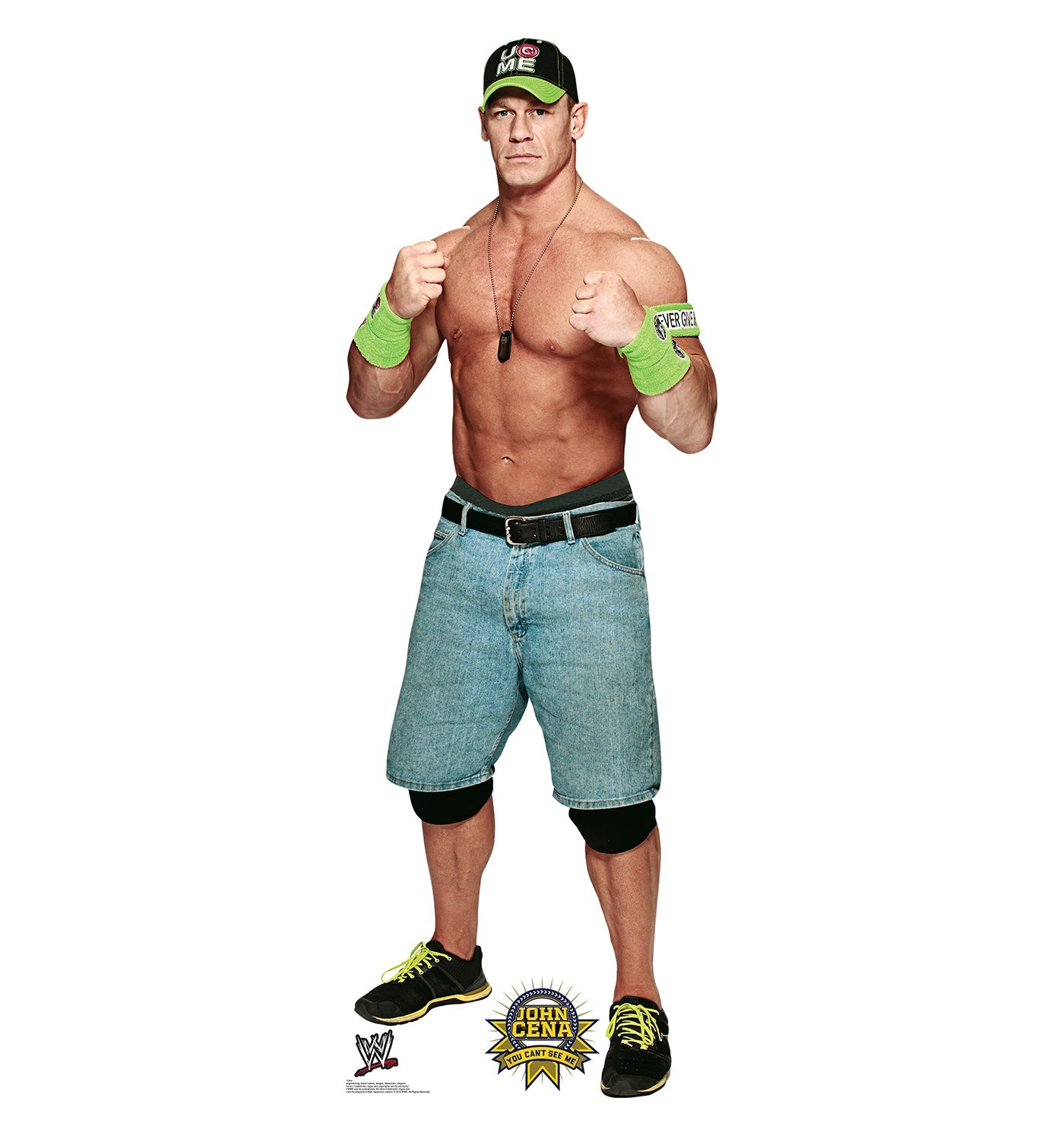 John Cena Shirtless WWE Cardboard Cutout