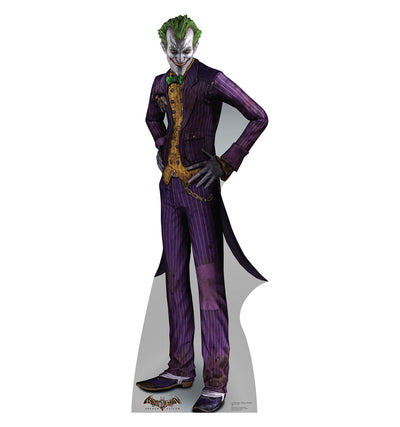 The Joker Arkham Asylum Game Cardboard Cutout
