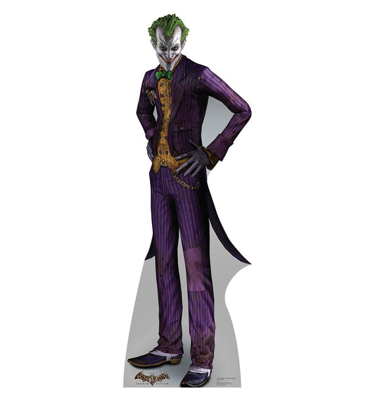 The Joker Arkham Asylum Game Cardboard Cutout