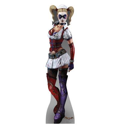 Harley Quinn Arkham Asylum Game Cardboard Cutout