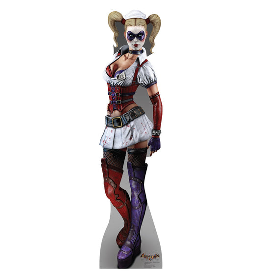 Harley Quinn Arkham Asylum Game Cardboard Cutout