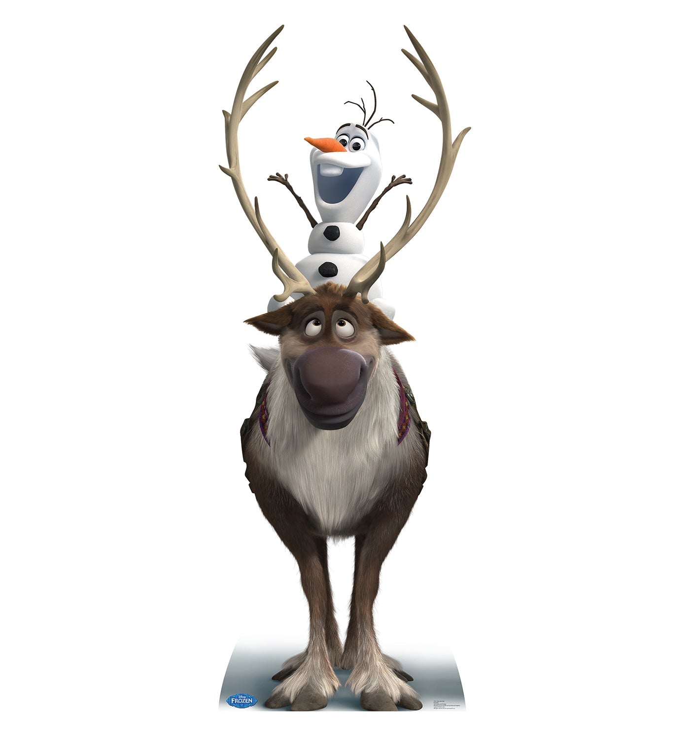 Sven and Olaf Disney s Frozen Cardboard Cutout