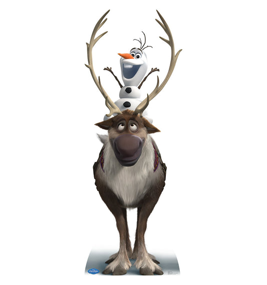 Sven and Olaf Disney s Frozen Cardboard Cutout