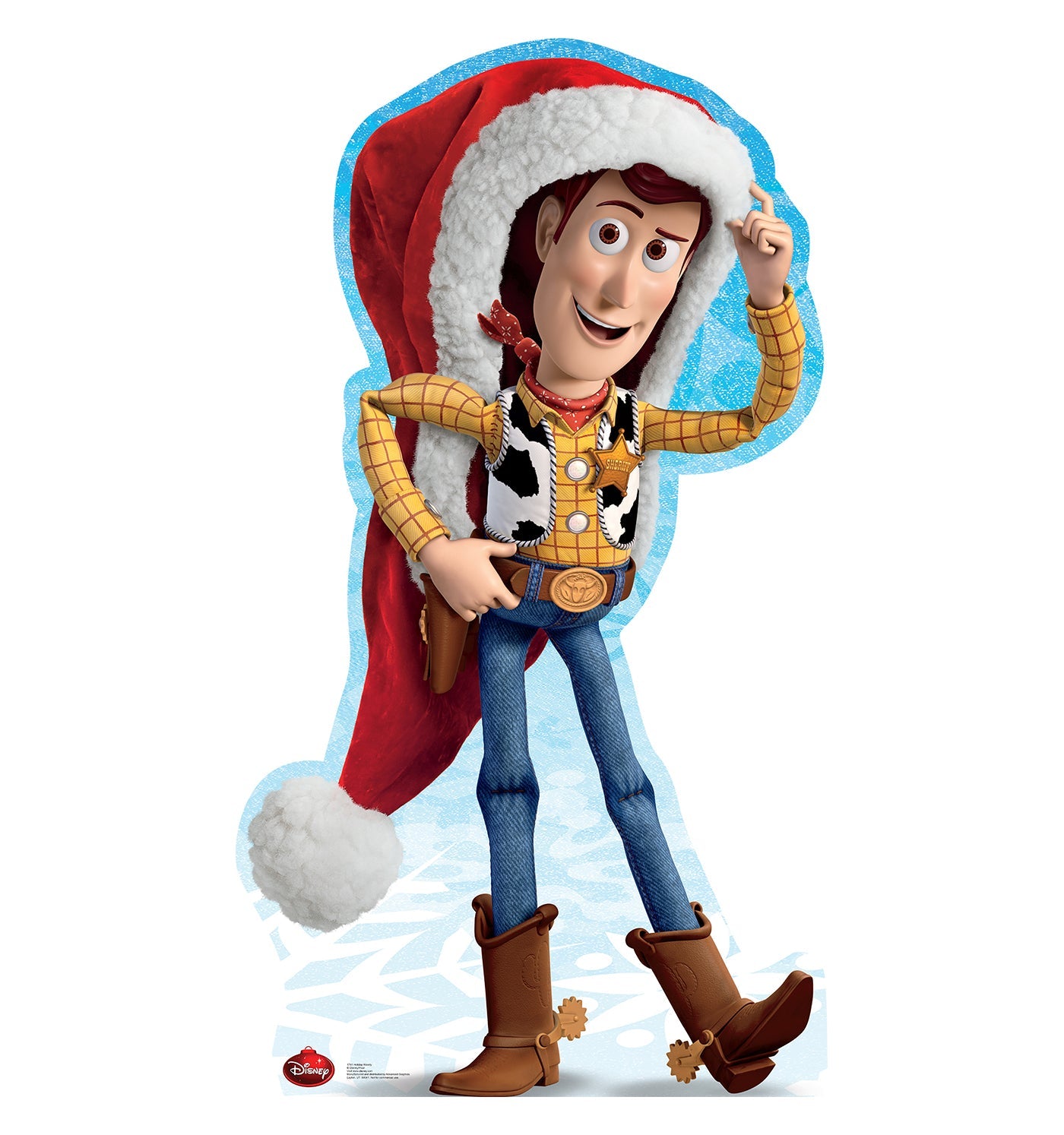 Woody Holiday Disney Limited Edition Cardboard Cutout