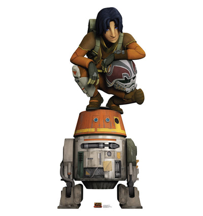 Ezra and Chopper (Star Wars Rebels) Cardboard Cutout