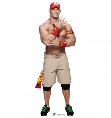 John Cena Shirtless Cant See Me WWE Cardboard Cutout