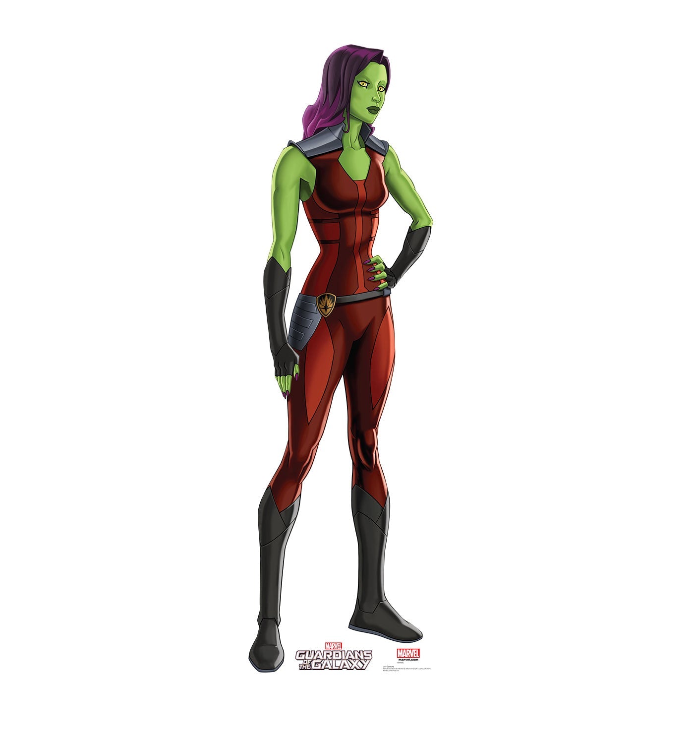 Gamora (Animated) Cardboard Cutout