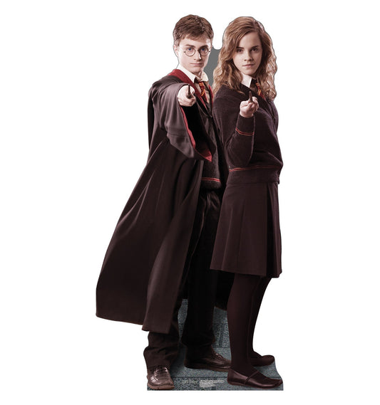 Harry, and Hermione Harry Cardboard Cutout