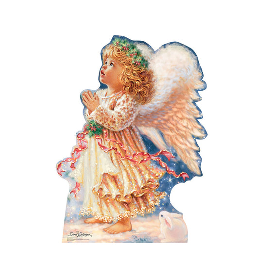 Little Christmas Angel Cardboard Cutout