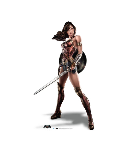 Wonder Woman Dawn of Justice Cardboard Cutout