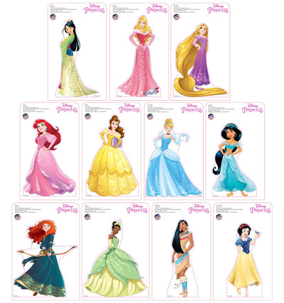 Mini Disney Princesses 11 set Cardboard Cutout
