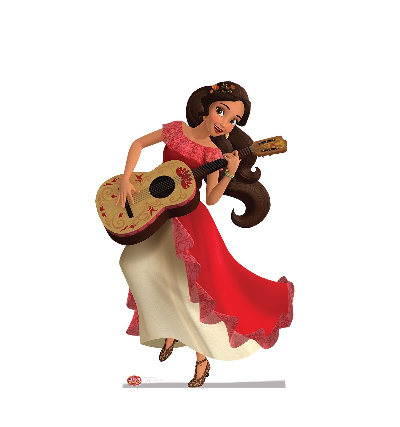 Elena of Avalor with Guitar Cardboard Cutout