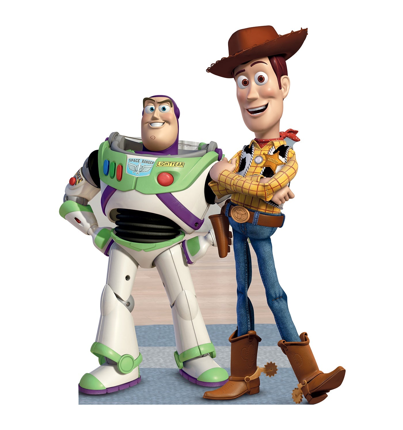 Buzz and Woody A Toy Story Cardboard Cutout