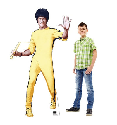 Bruce Lee Yellow Jumpsuit Cardboard Cutout