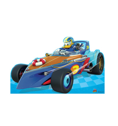 Donald Duck Roadster Racers Cardboard Cutout