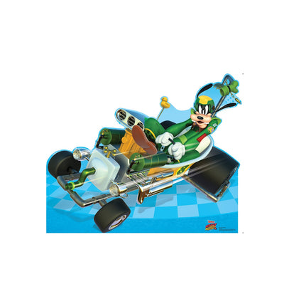 Goofy Roadster Racers Cardboard Cutout