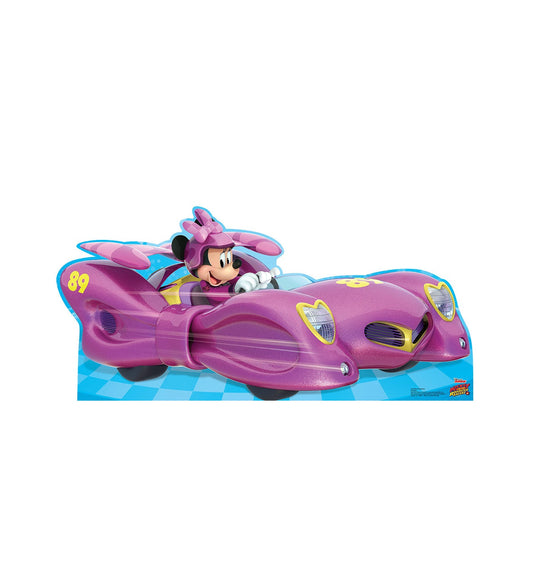 Minnie Roadster Racers Cardboard Cutout