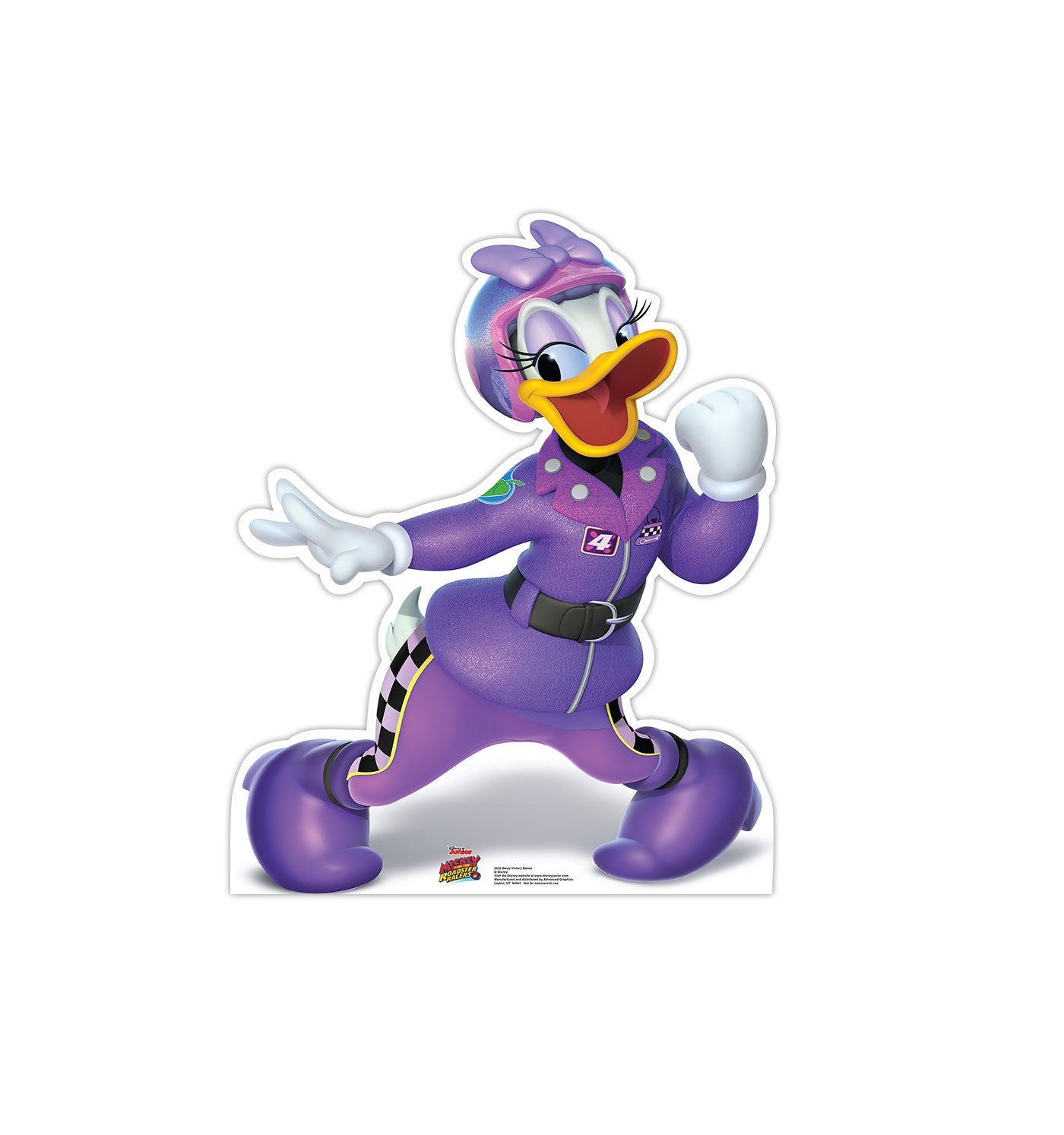 Daisy Victory Dance (Racers) Cardboard Cutout