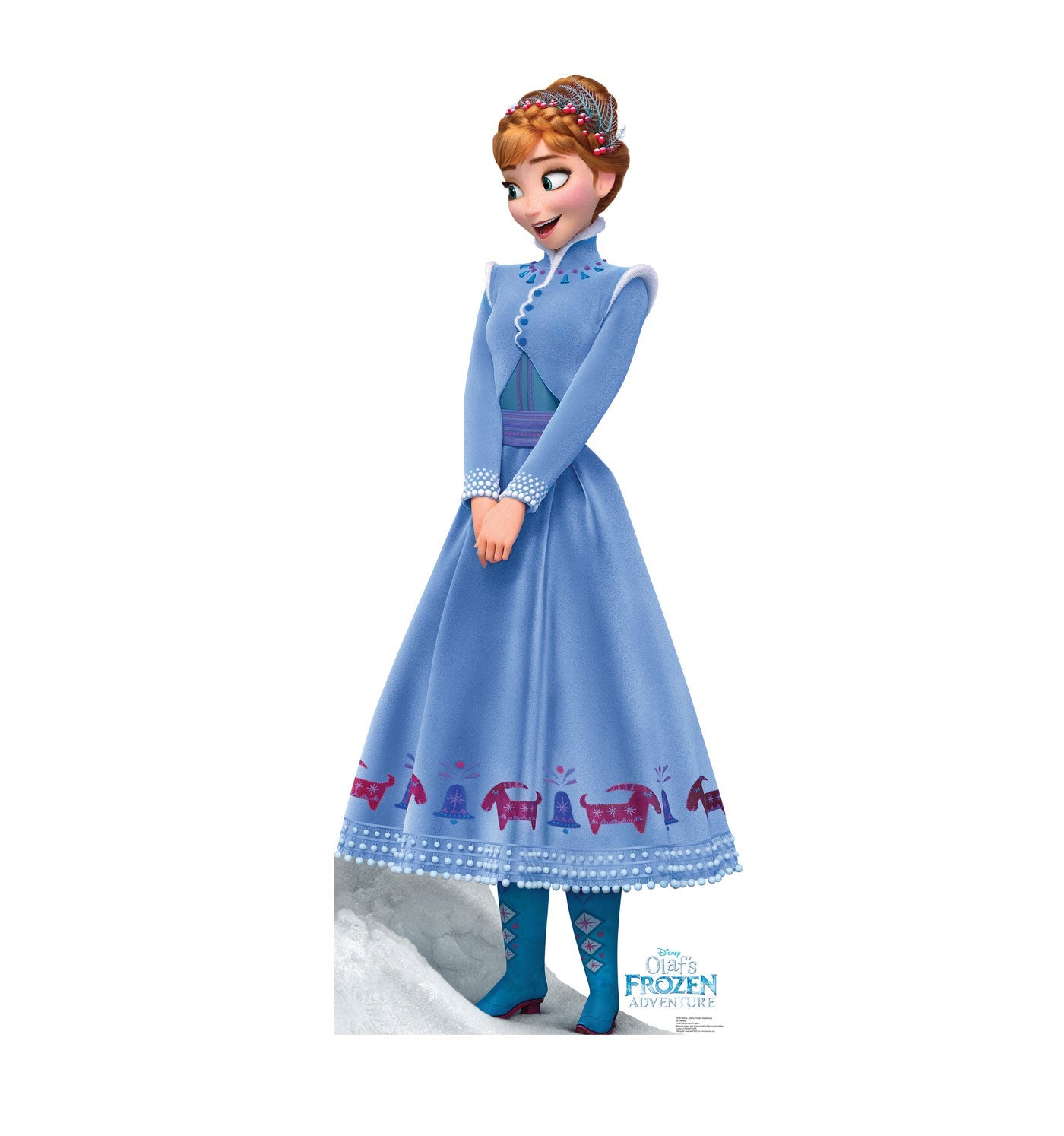 Anna Olafs Frozen Adventure Cardboard Cutout