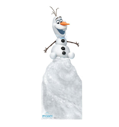 Olaf on Snow Mound Cardboard Cutout