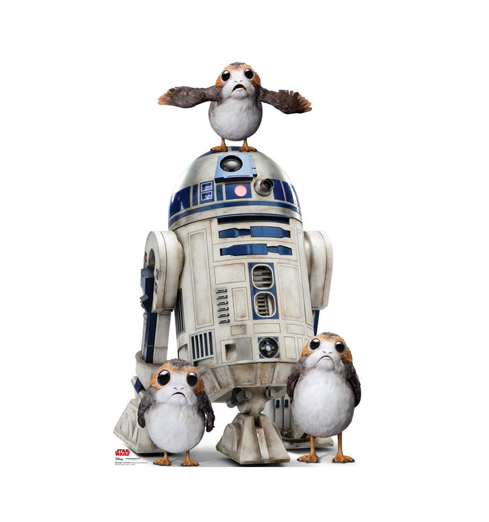 Porgs with R2-D2 Cardboard Cutout Free Shipping – Life Size Custom Cutouts