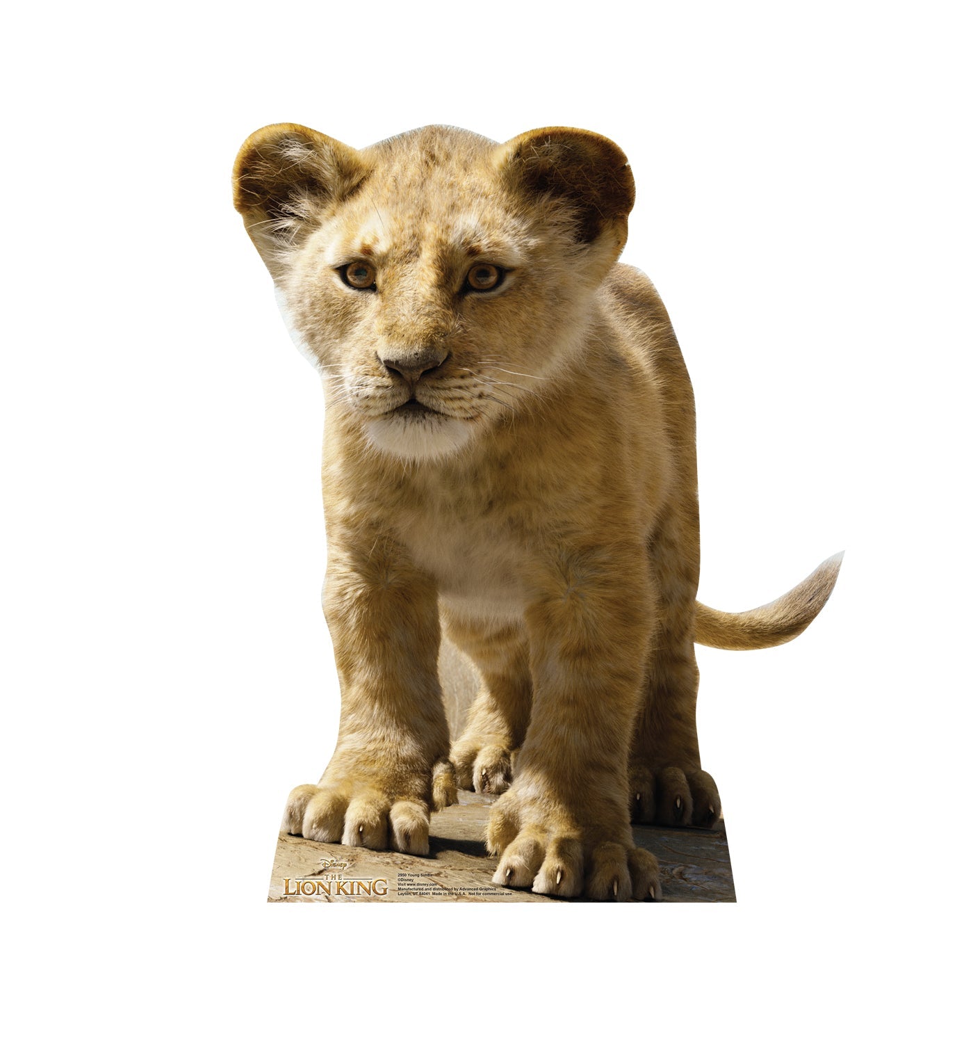 Young Simba (Disney's The Lion King Live Action) Cardboard Cutout