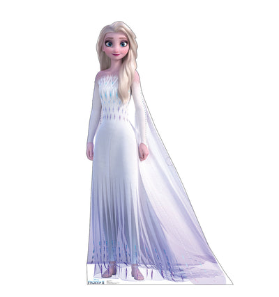 Elsa - White Gown (Frozen 2) Cardboard Cutout